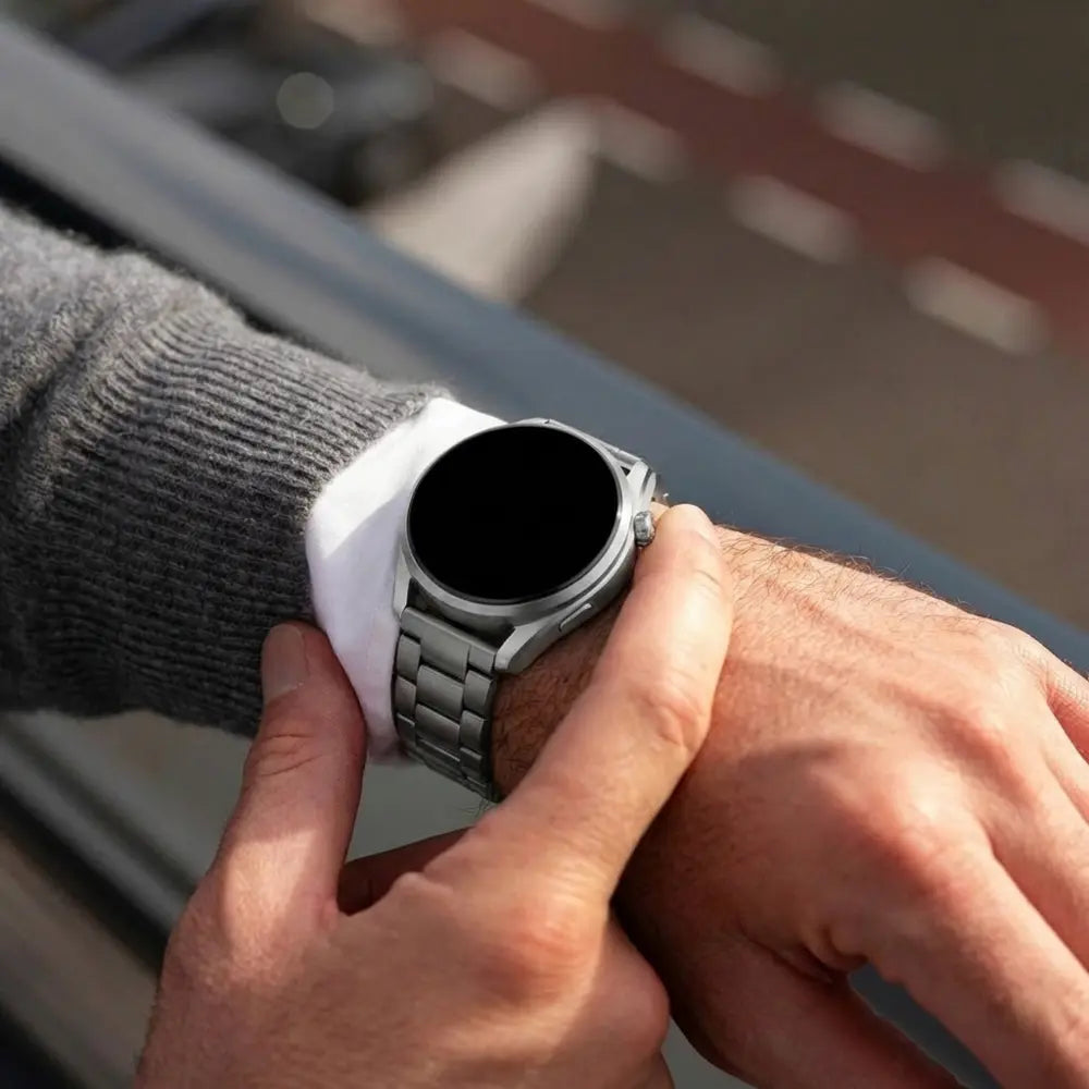 Amazfit Balance 2 'one push' titanium band (grafiet)