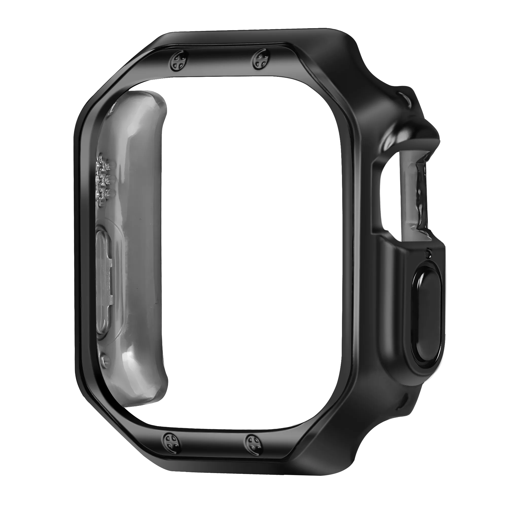 Bandz Apple Watch Ultra - 49mm Galvanized TPU Case (Black)