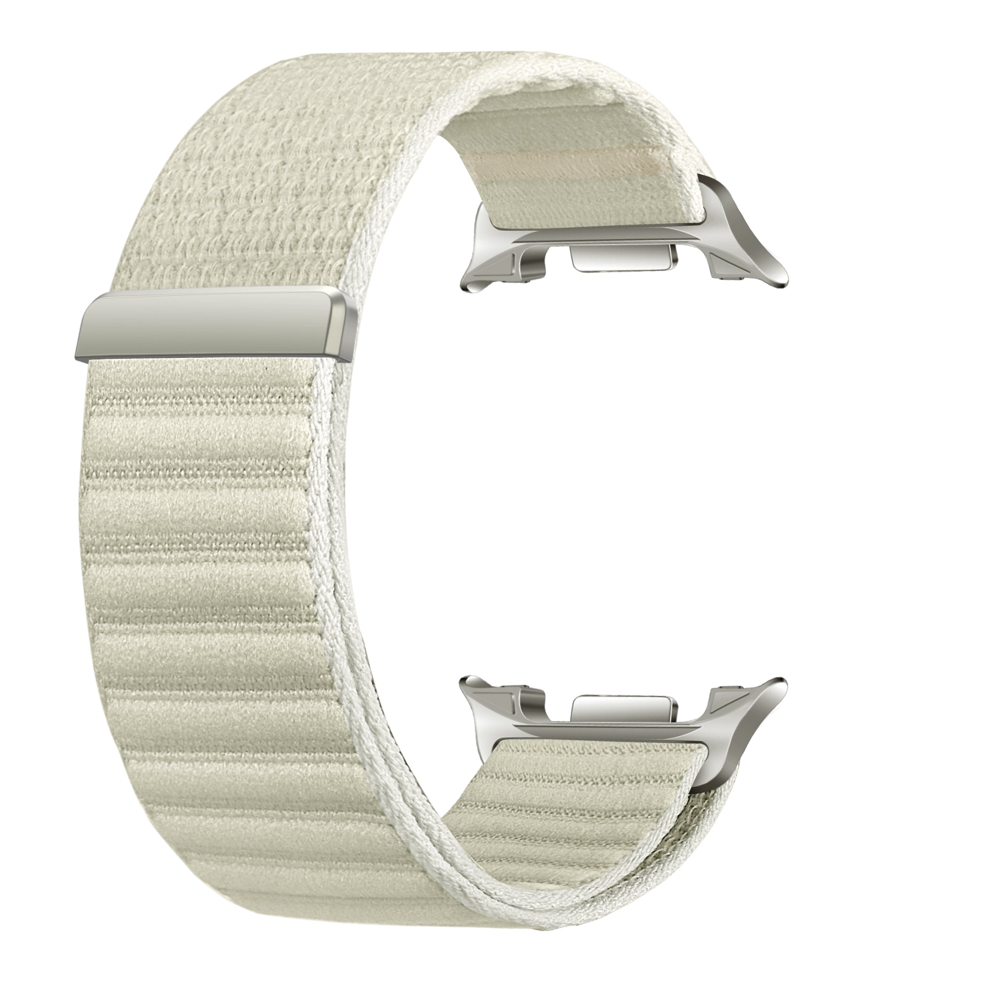 Correa nylon ondulada Samsung Galaxy Watch 9 - 40mm (blanco estrella)