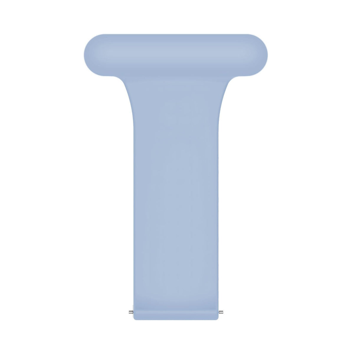 Silicone Nurse Fob, light blue, without a watch, 3/4 front view