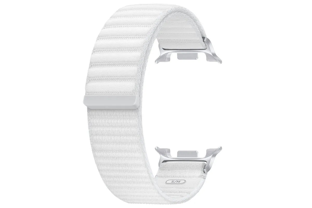 Nylon Fabric Strap, white, without a watch, 3/4 front view