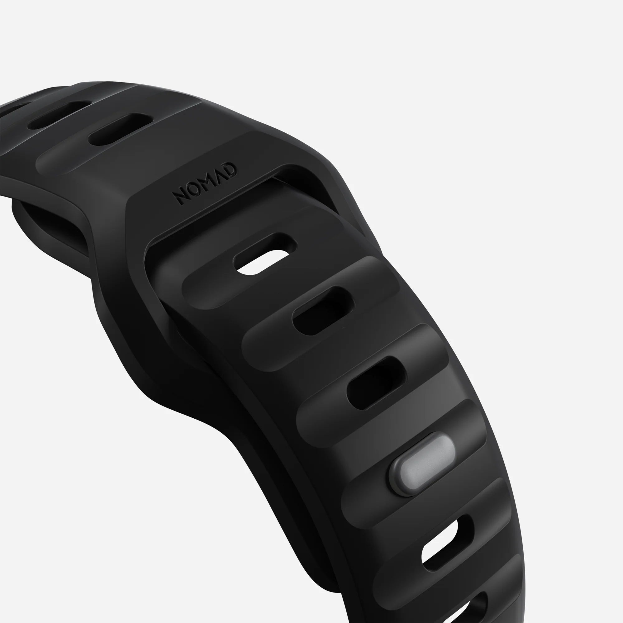 Nomad Correa silicona deportiva Apple Watch (negro)