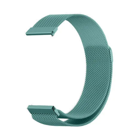 Milanese Strap, green, without a watch, 3/4 front view