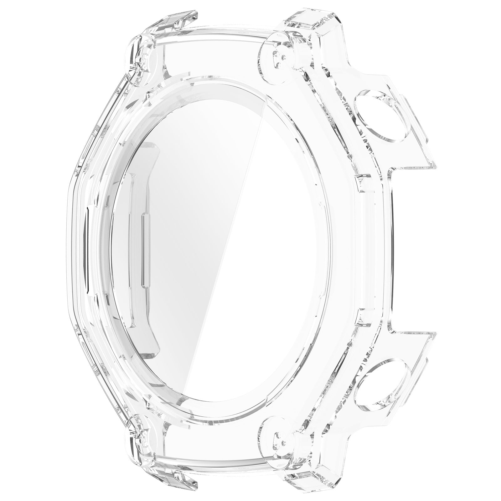 Funda dura con vidrio Amazfit T-Rex 3 Pro - 48mm (transparente)