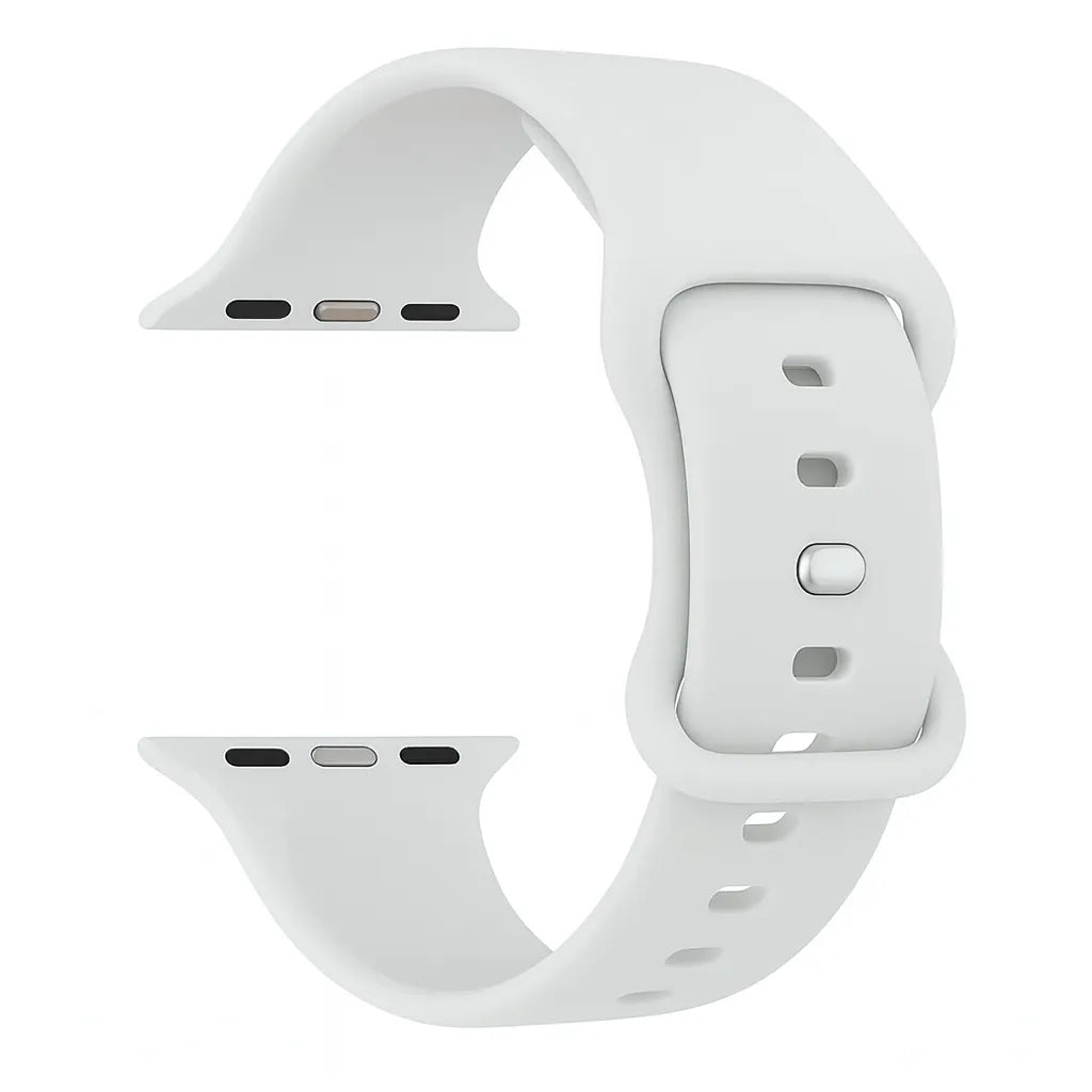 Correa silicona Apple Watch (blanca)