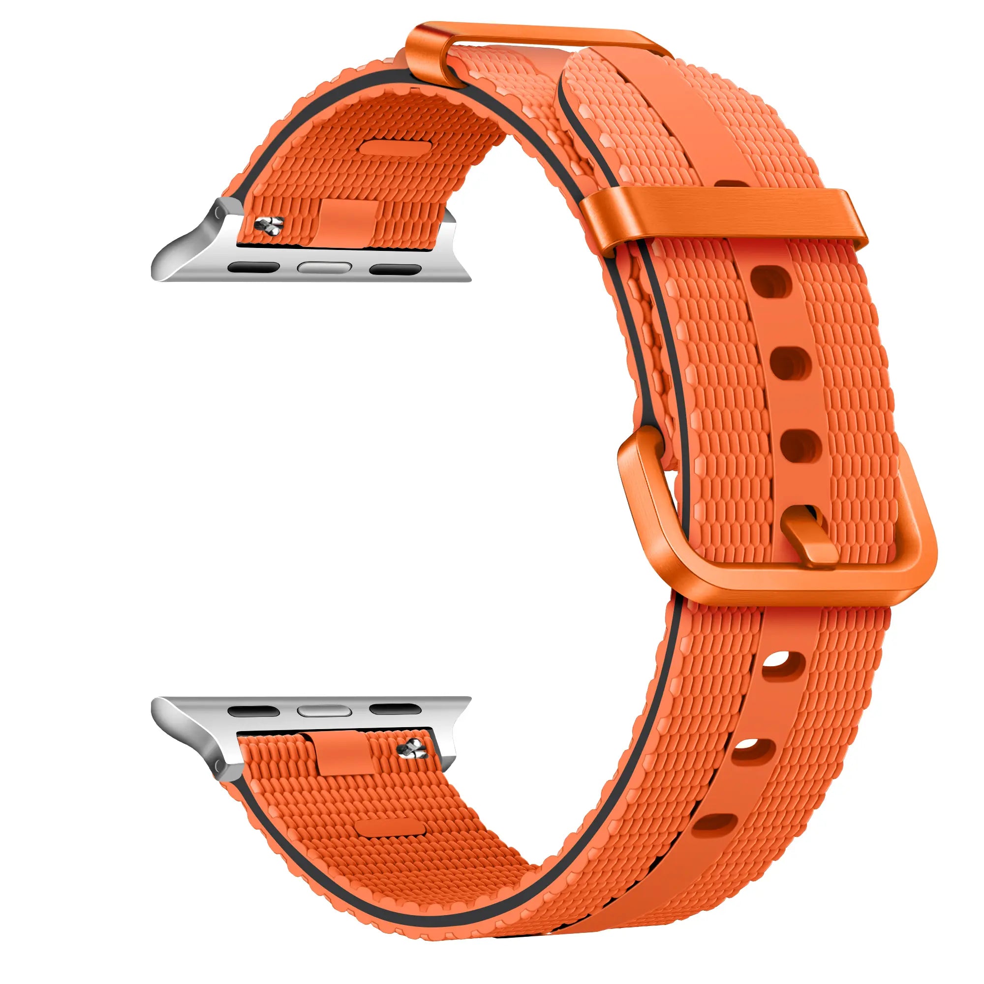 Correa activa silicona Apple Watch (naranja)
