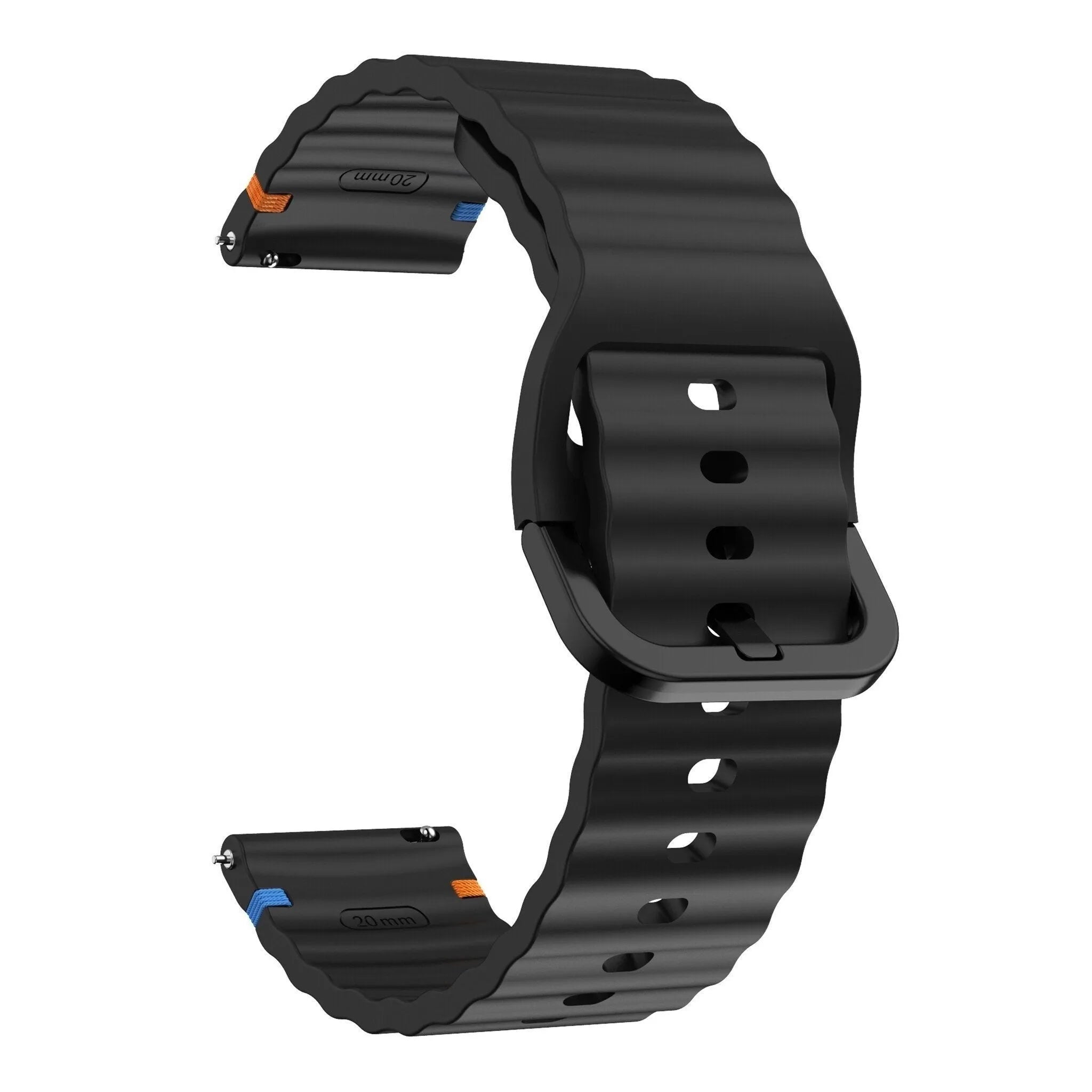 Suunto 9 Peak Wave Silicone Strap (Black)