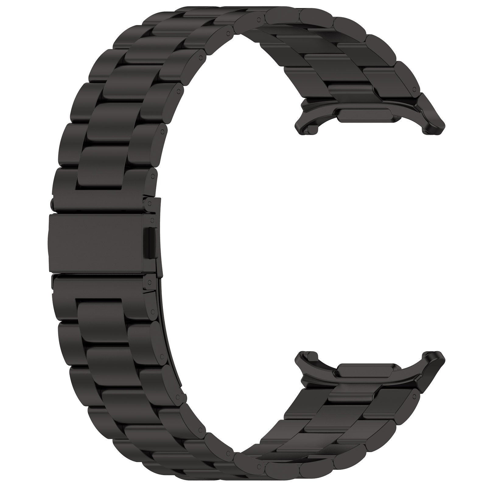 Steel Strap, black, without a watch, 3/4 front view