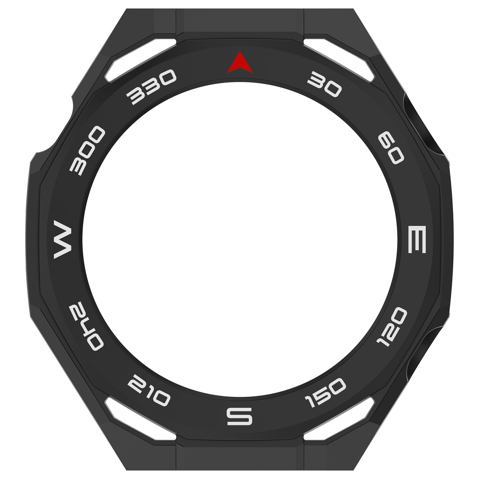 Funda PC con cristal Huawei Watch Ultimate 2 (negro)