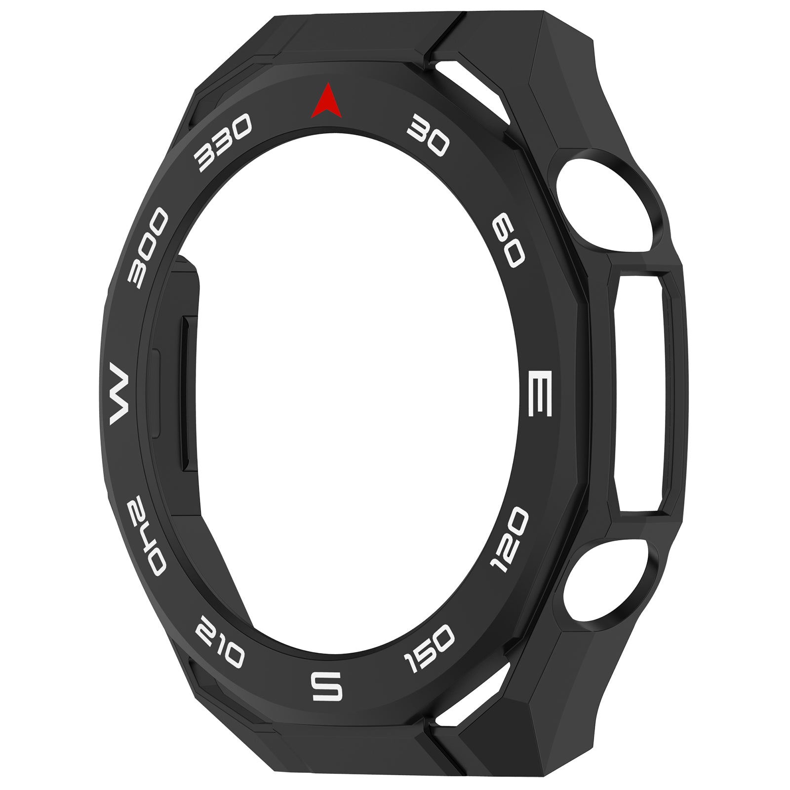 Funda PC con cristal Huawei Watch Ultimate 2 (negro)