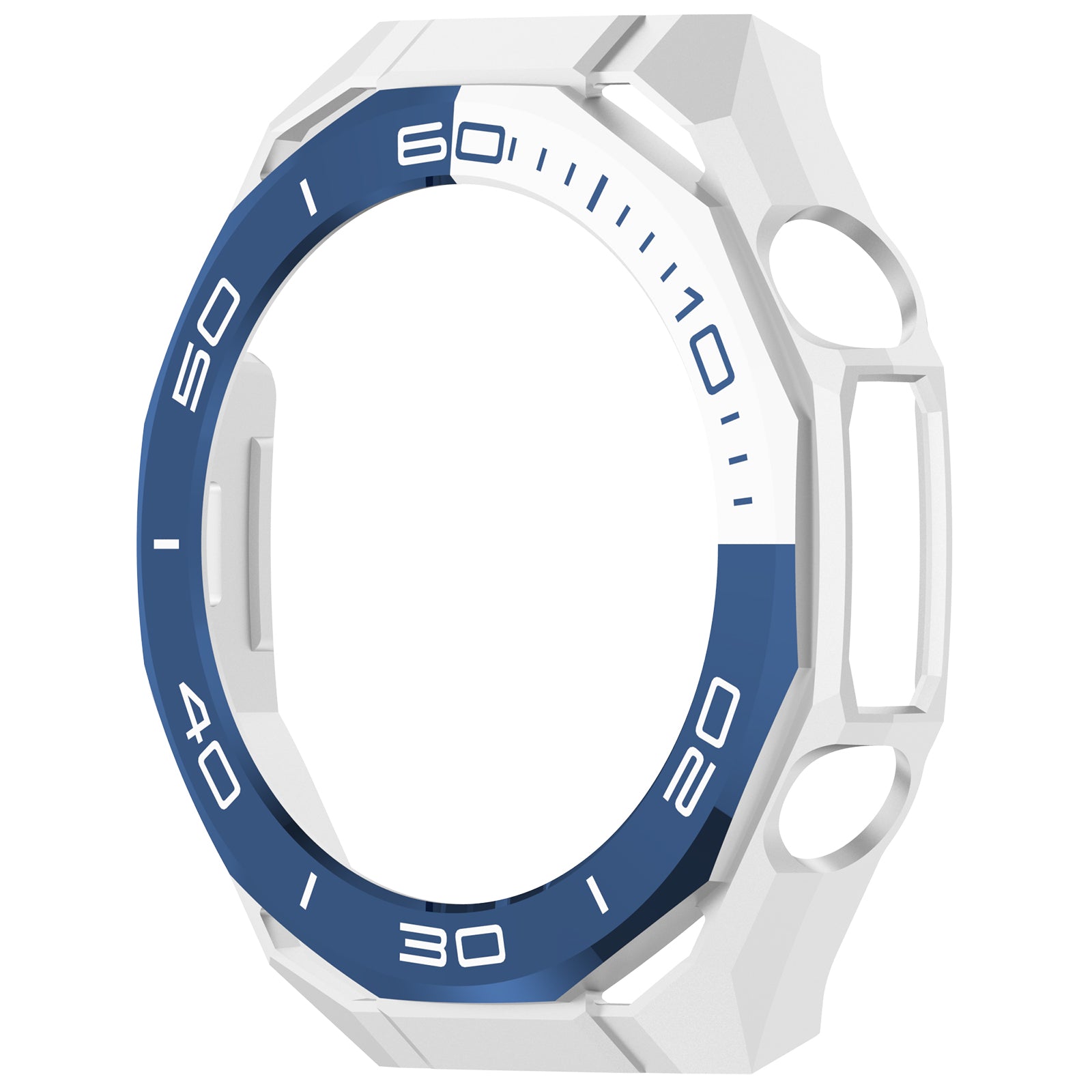 Funda PC con cristal Huawei Watch Ultimate 2 (blanco/azul)