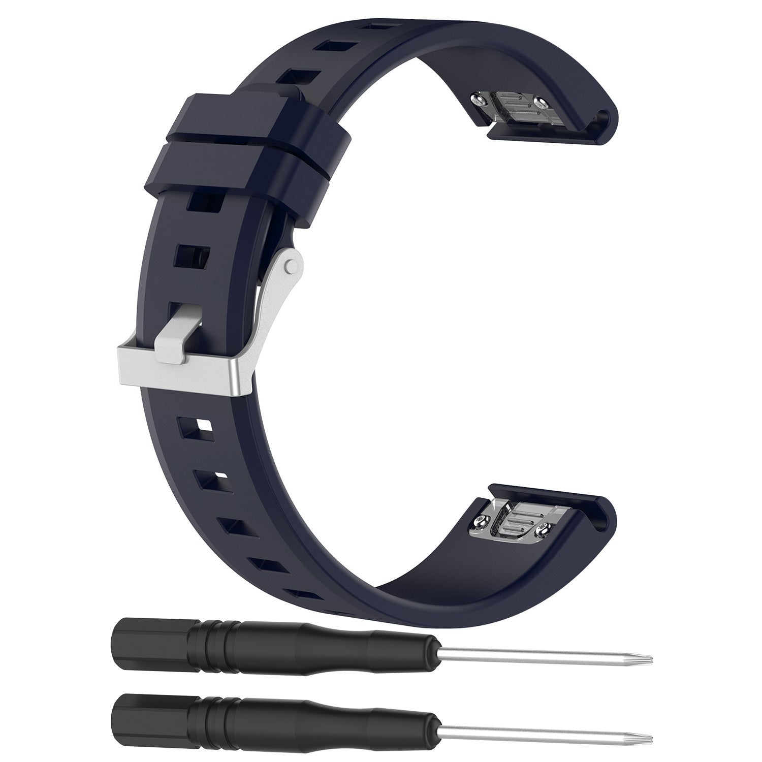 Correa silicona brillante Garmin Approach S70 - 42mm (azul oscuro)