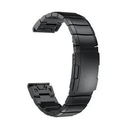 Metal Strap, black, without a watch, 3/4 front view