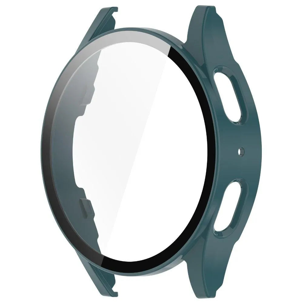 Funda rígida con vidrio Samsung Galaxy Watch 7 44mm (verde pino)