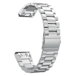 Correa acero Garmin Instinct 3 - 45mm (plata)