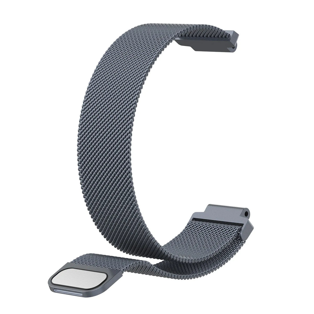 Milanese Strap, space grey, without a watch, 3/4 front view
