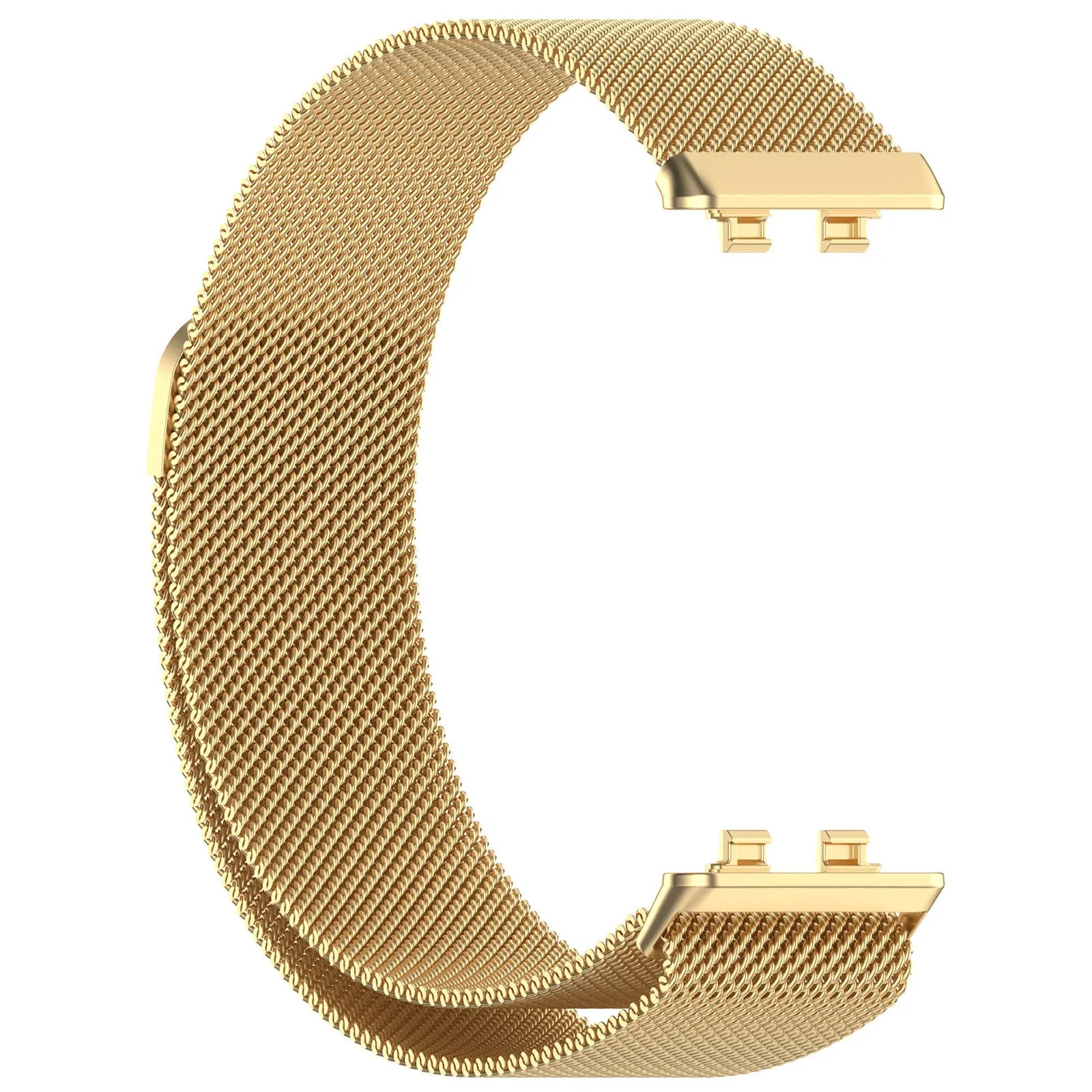 Milanese Strap, gold, without a watch, 3/4 front view
