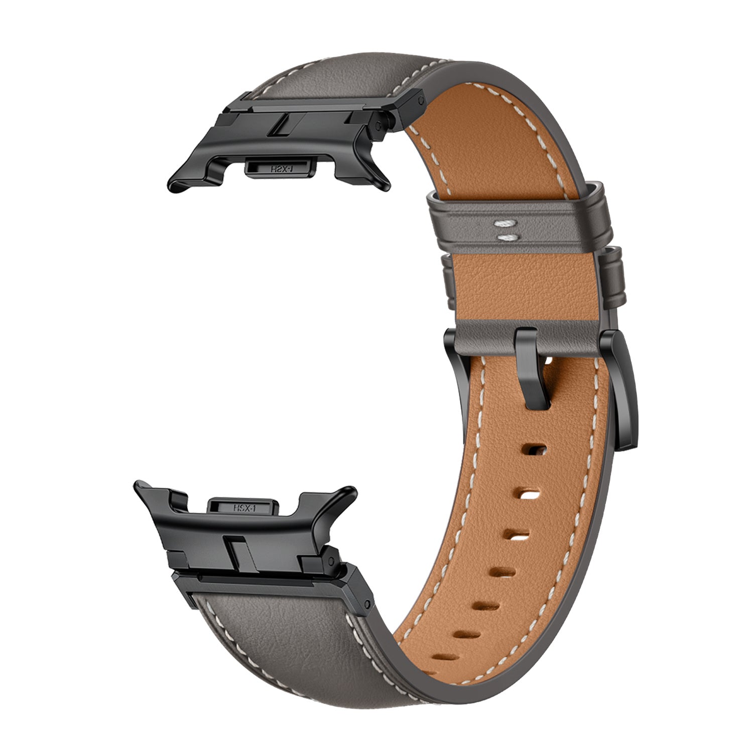 Correa cuero Premium Samsung Galaxy Watch 8 Classic (gris)