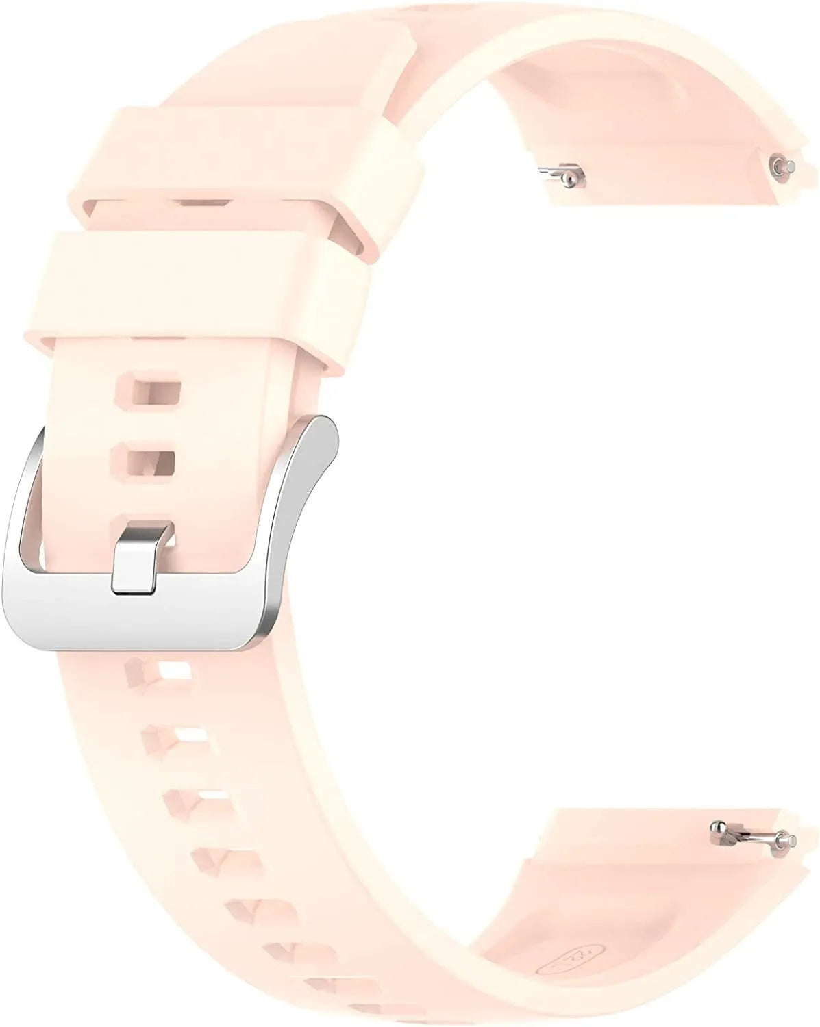 Silicone Strap, light pink, without a watch, 3/4 front view