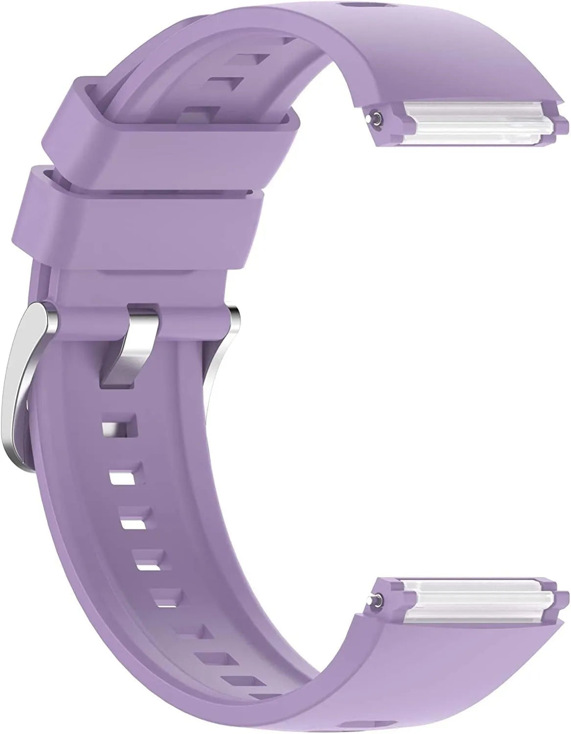 Silicone Strap, light purple, without a watch, 3/4 front view