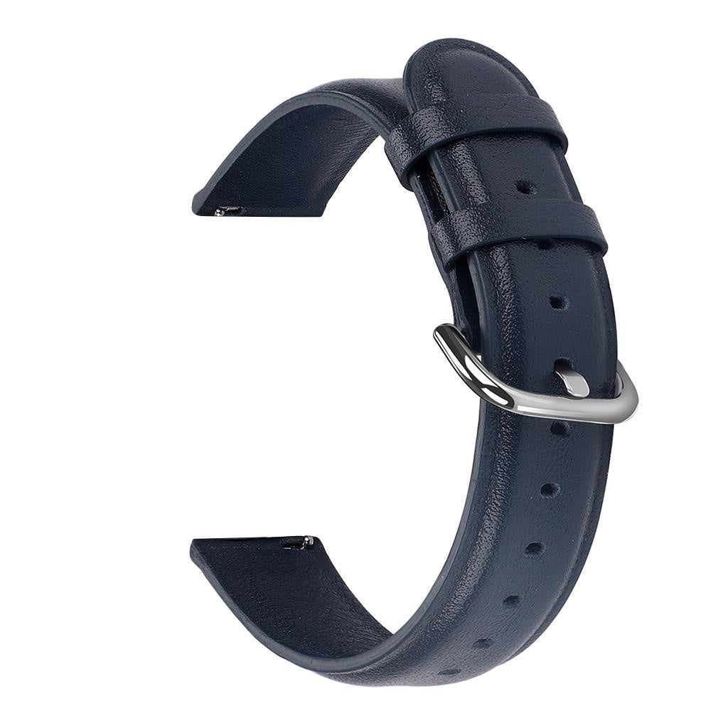 Leather Strap, dark blue, without a watch, 3/4 front view