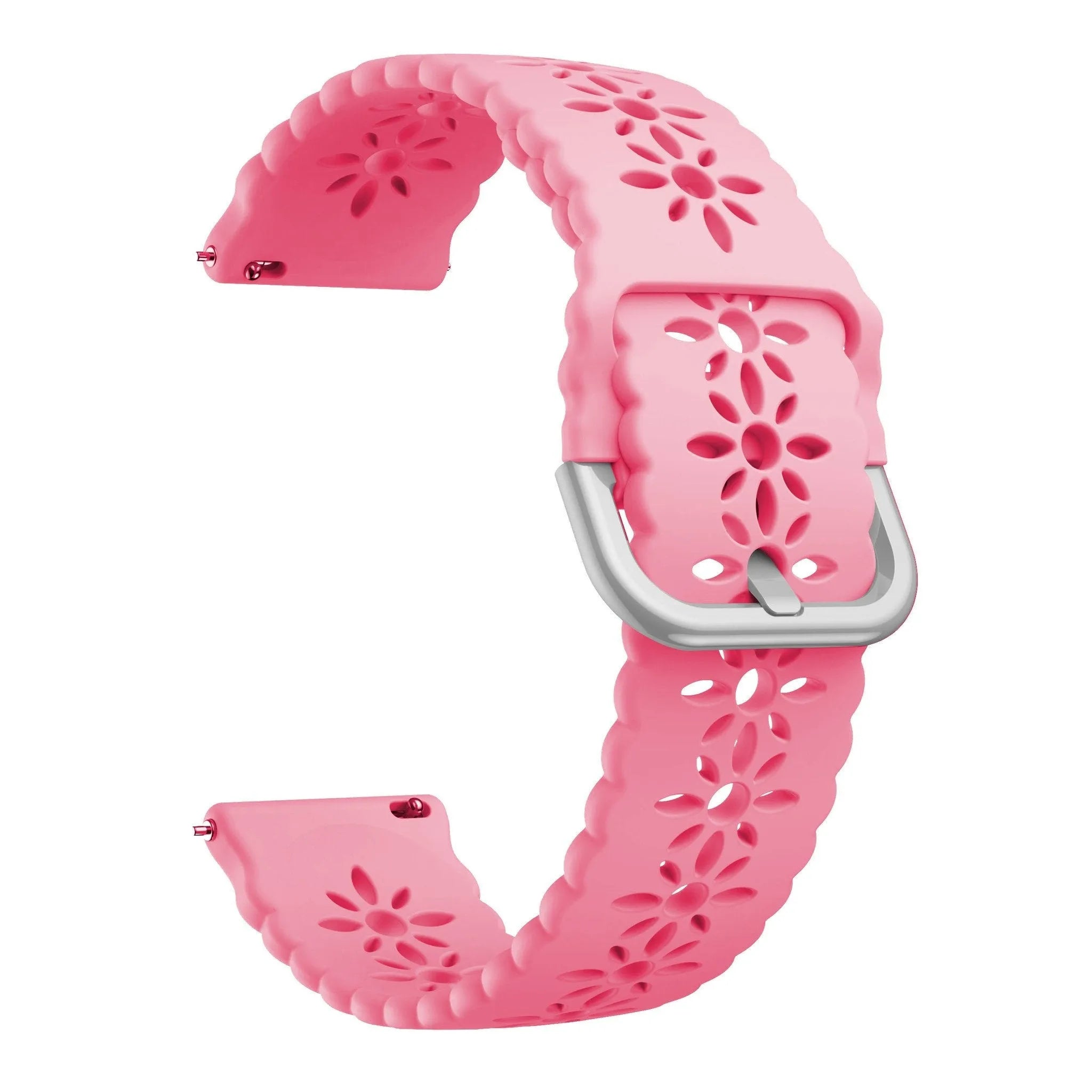 Amazfit GTR Mini Patterned Silicone Strap (Bright Pink)