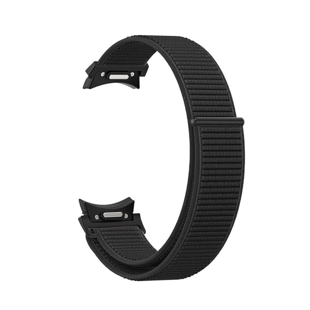 Nylon Strap 'One Push', black, without a watch, 3/4 front view