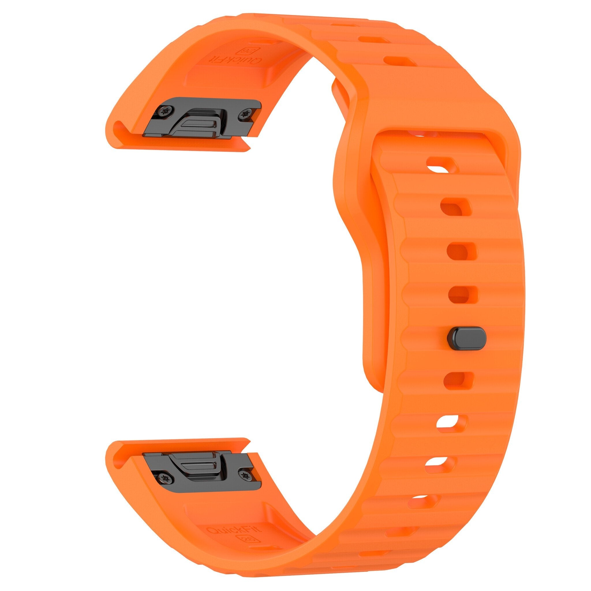 Correa silicona Outdoor Garmin Quatix 8 Pro - 47mm (naranja)