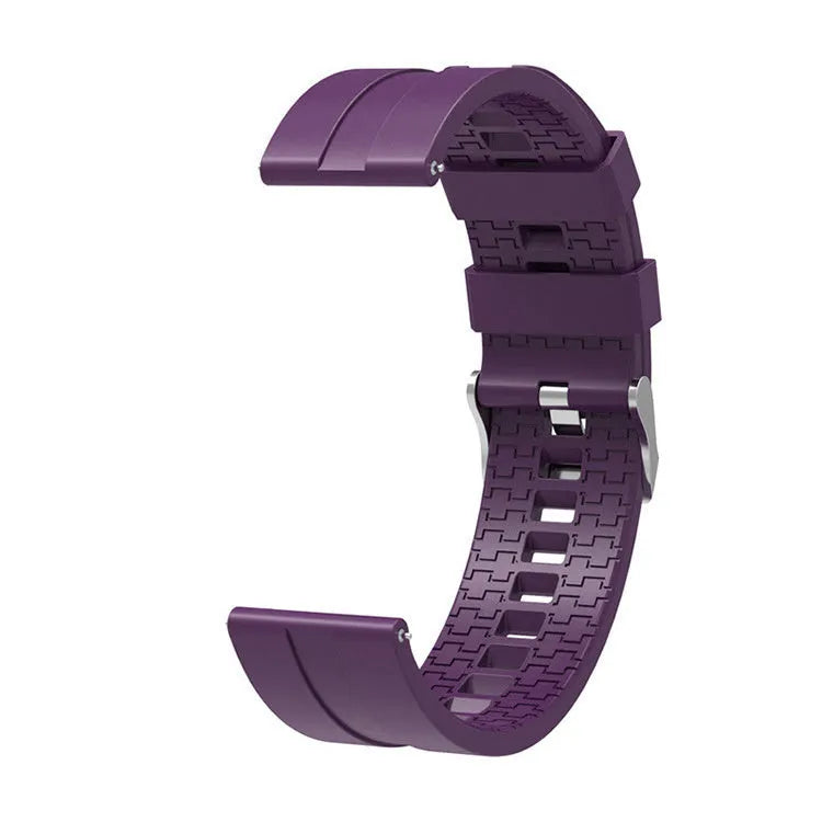 Silicone Strap 'Extreme', purple, without a watch, 3/4 front view