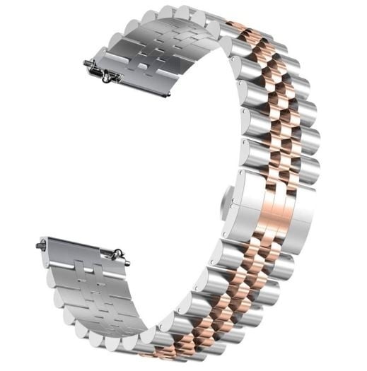 Correa acero Jubilee Huawei Watch GT 3 Pro 46mm (plata/oro rosa)