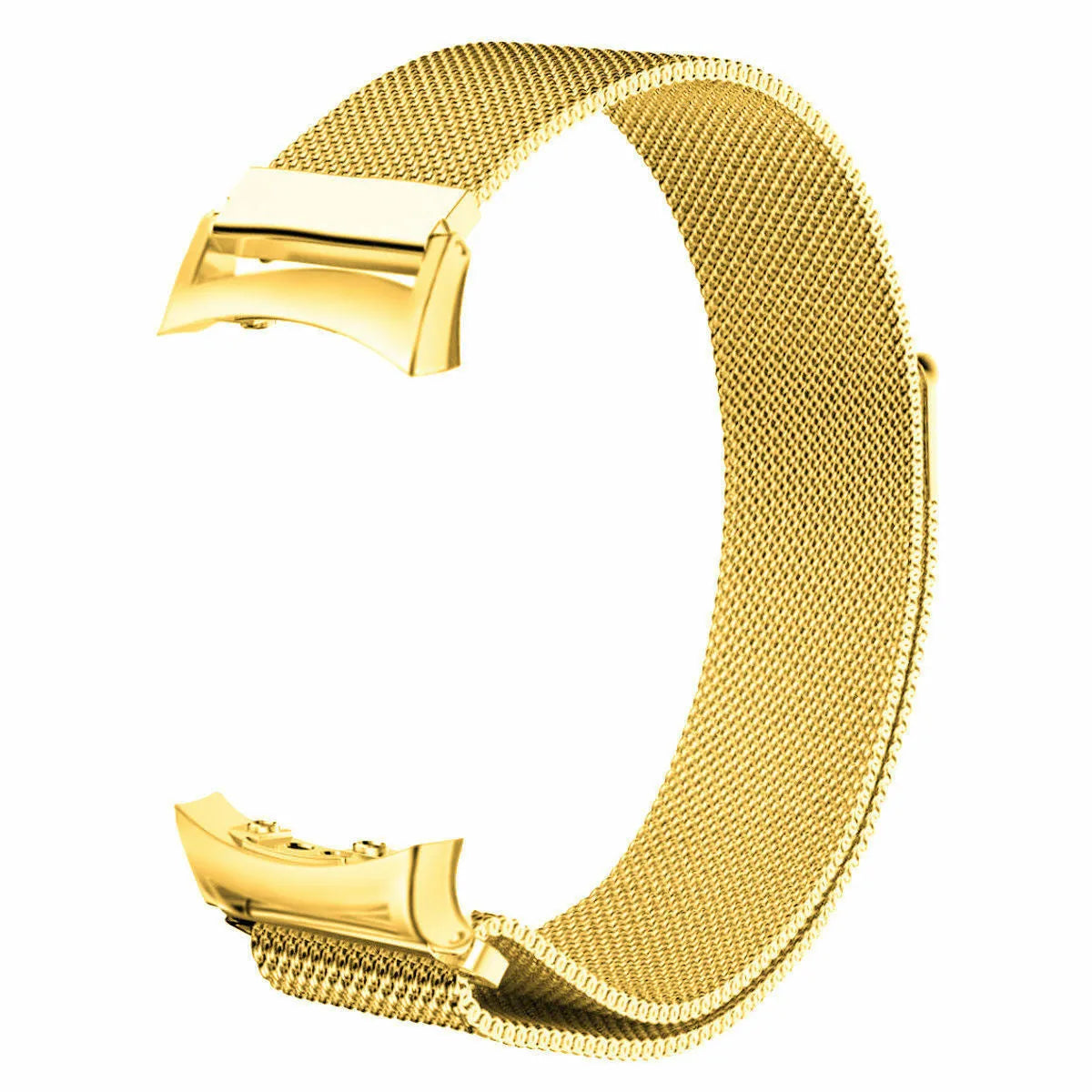 Milanese Strap, gold, without a watch, 3/4 front view