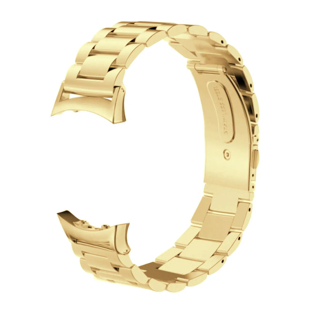 Steel Strap, gold, without a watch, 3/4 front view