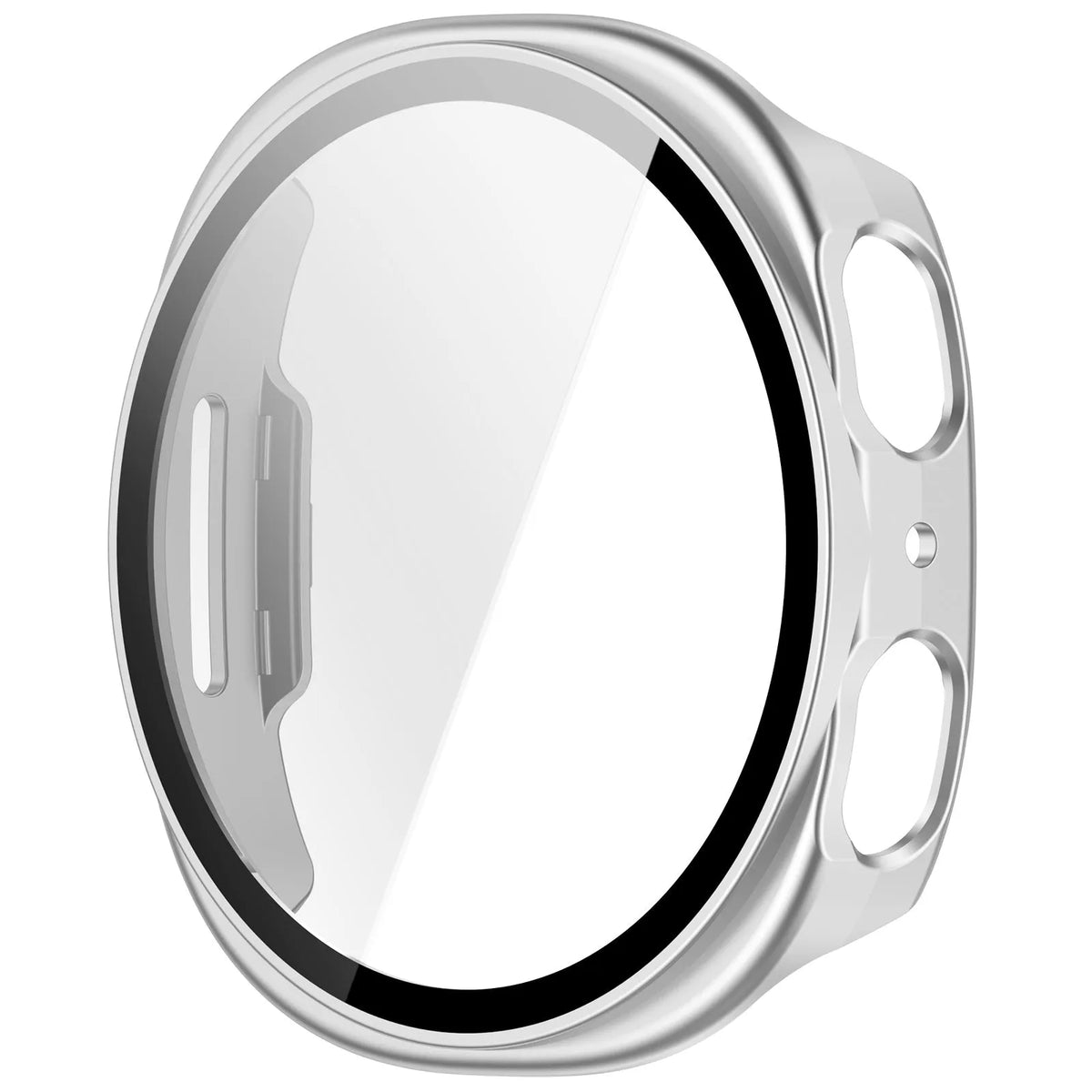 Funda con vidrio Samsung Galaxy Watch 8 / 9 - 44mm (plateado)