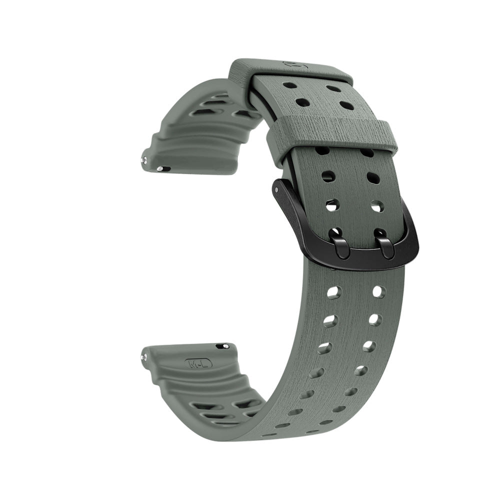 Polar Grit X Silicone Grain Strap (Dark Grey)