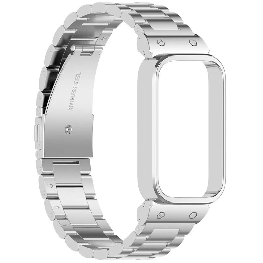 Correa acero Xiaomi Smart Band 9 Active (plata)