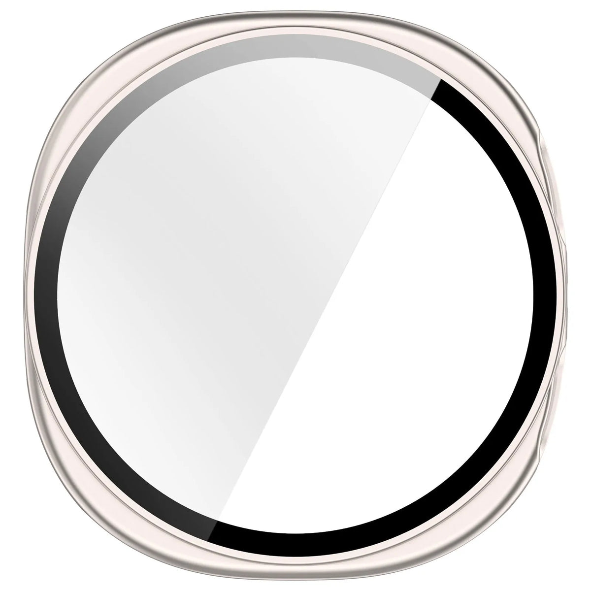 Funda con vidrio Samsung Galaxy Watch 8 - 40mm / 9 - 40mm (blanco estrella)