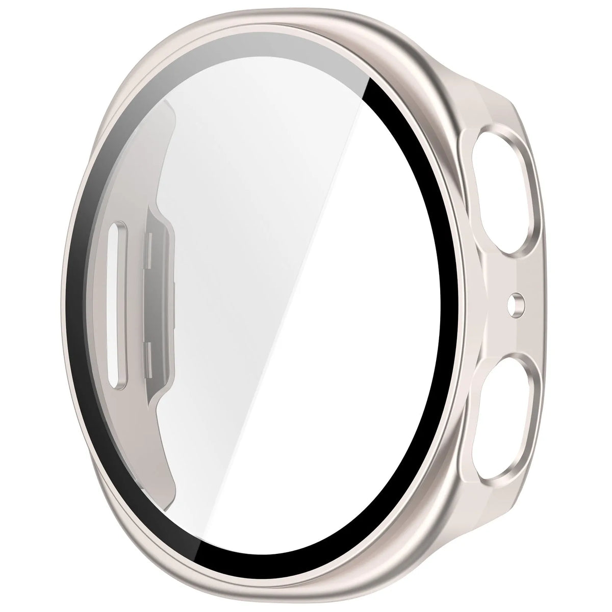 Funda con vidrio Samsung Galaxy Watch 8 - 40mm / 9 - 40mm (blanco estrella)