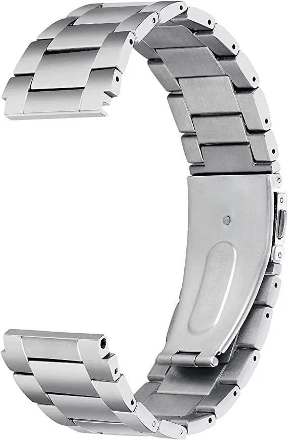 Titanium Strap, silver, without a watch, 3/4 front view
