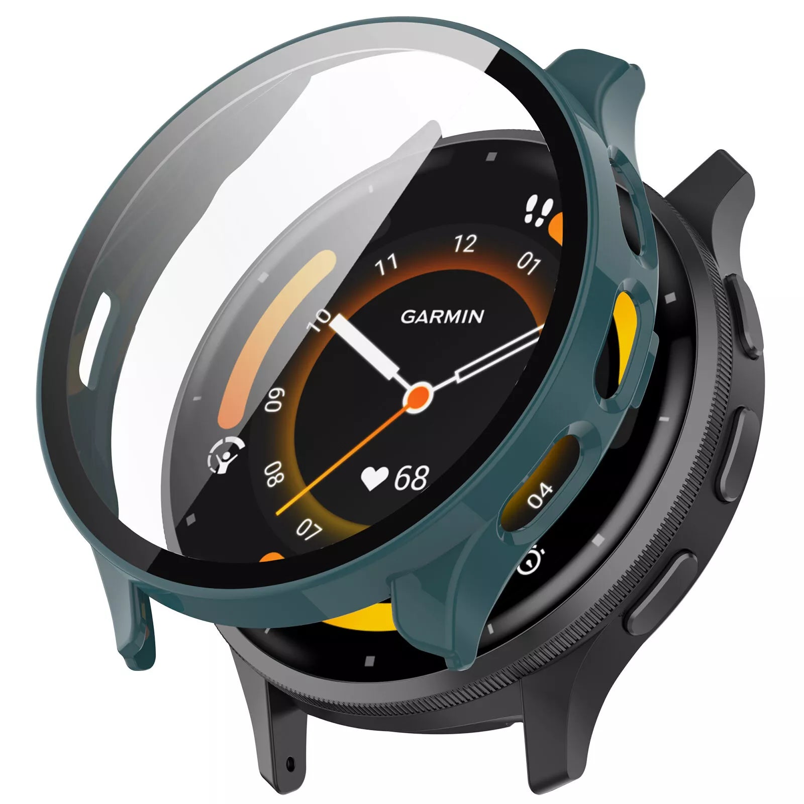 Funda rígida con vidrio Garmin Venu 3 (verde)