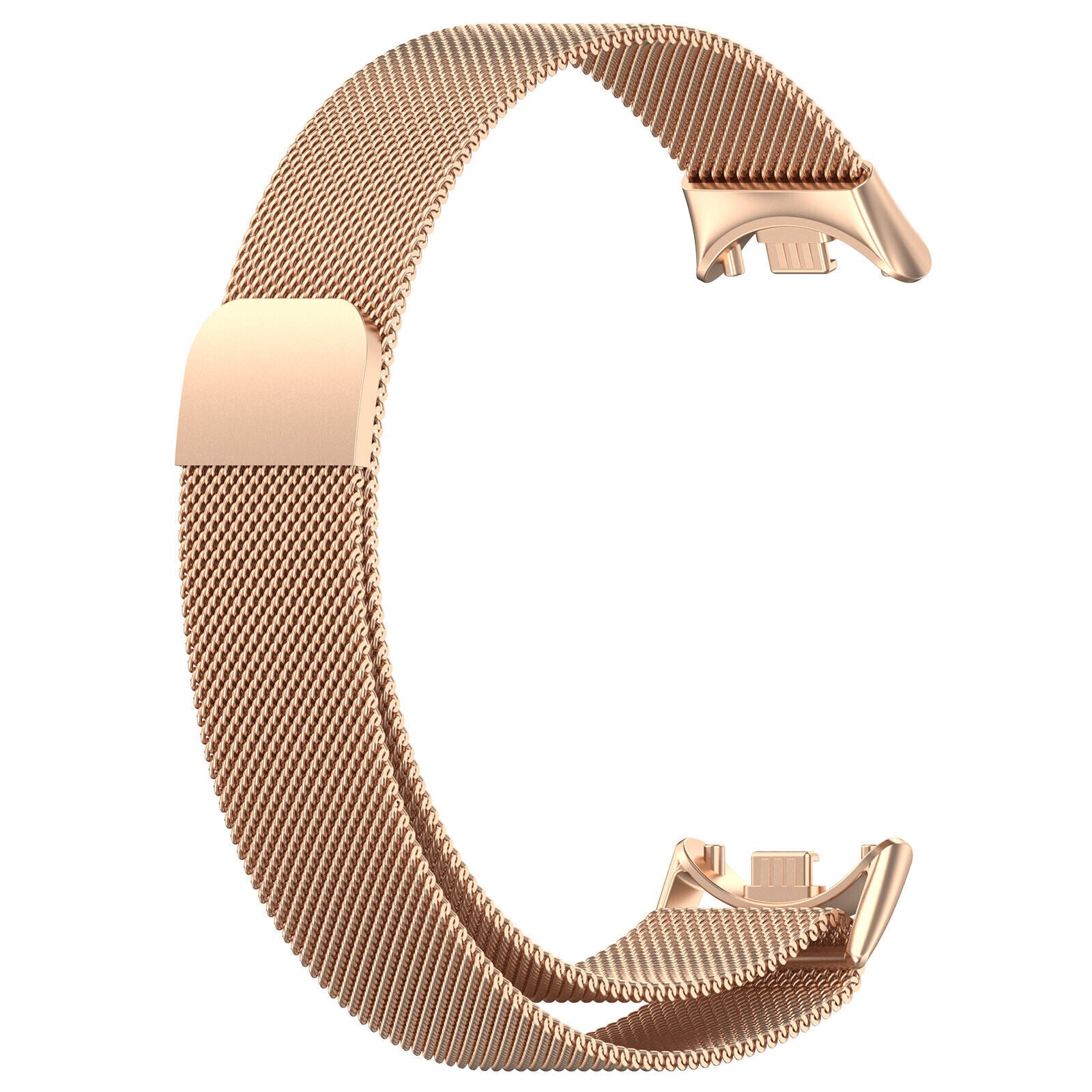 Correa milanesa Xiaomi Smart Band 10 (rosado/dorado)