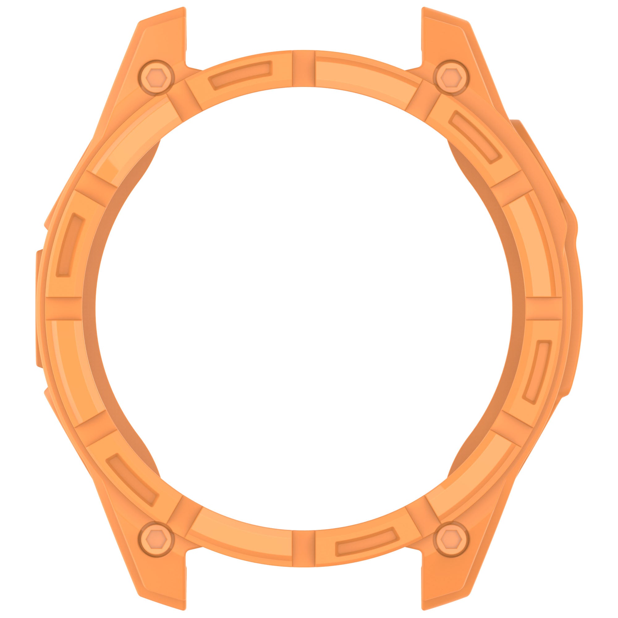 Funda resistente TPU Garmin Quatix 8 - 47mm (naranja)