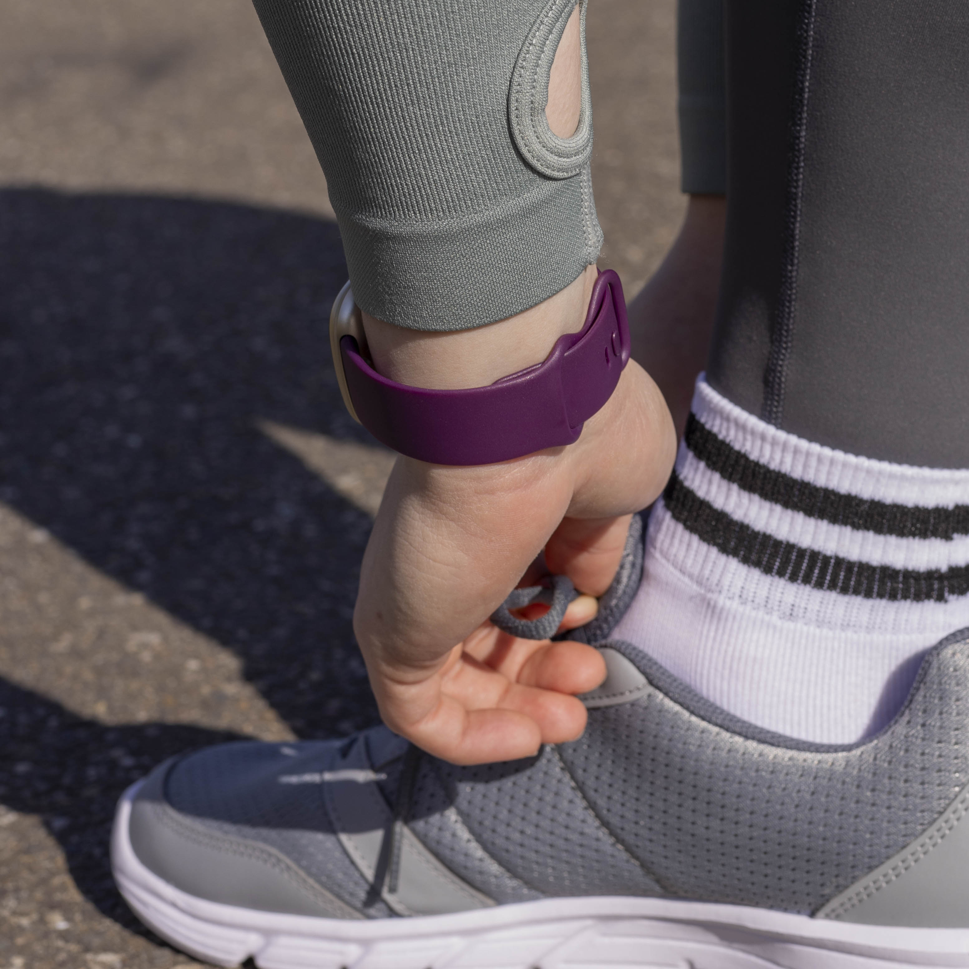 Correa silicona clásica Fitbit Sense 2 (morado oscuro)