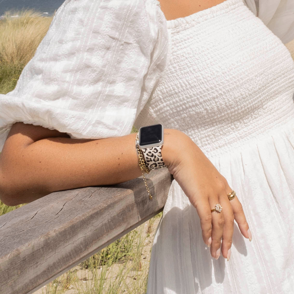 Correa de leopardo Apple Watch