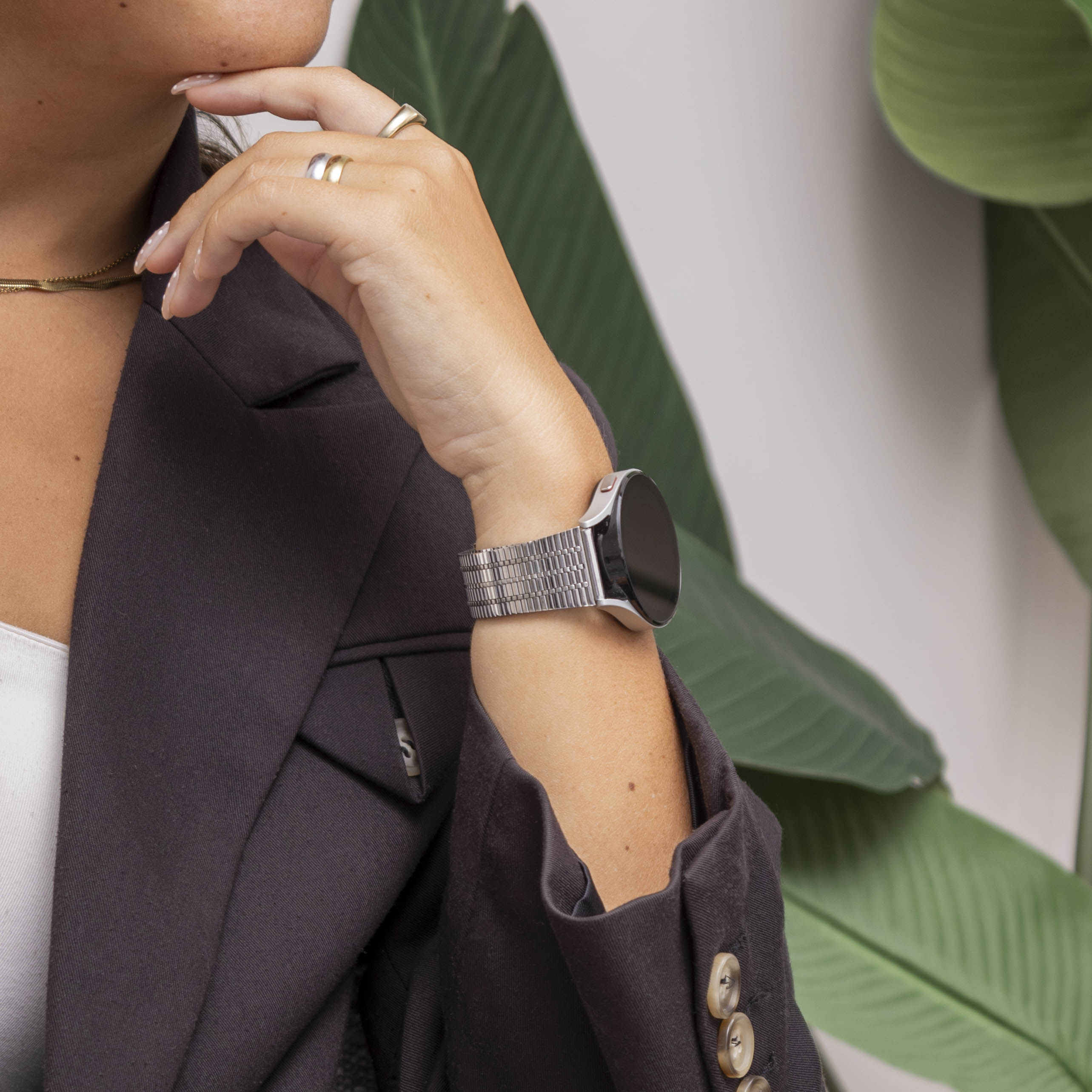 Correa acero inoxidable Xiaomi Amazfit Bip (plata)