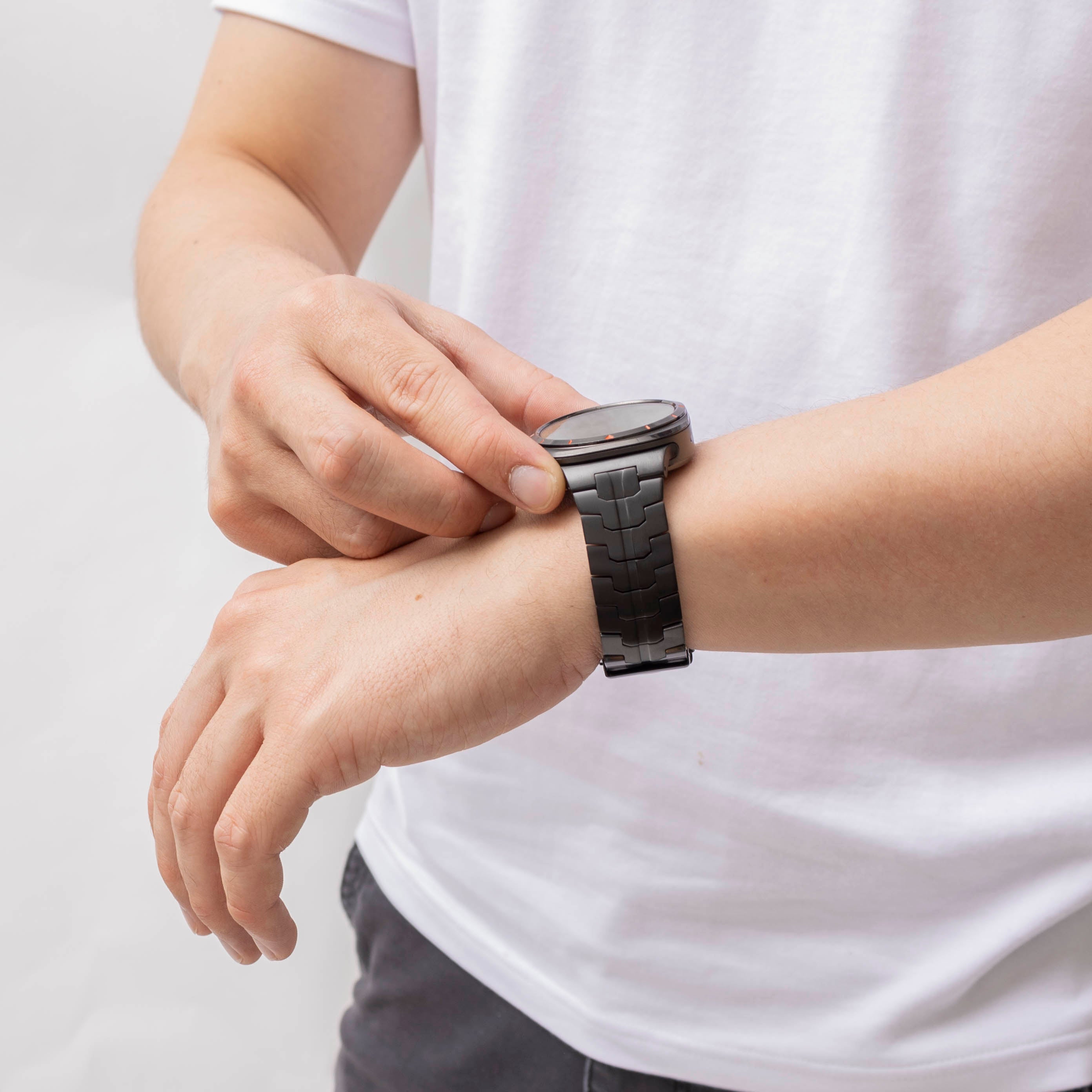 Correa titanio 'Iron' Samsung Galaxy Watch Ultra (negro)