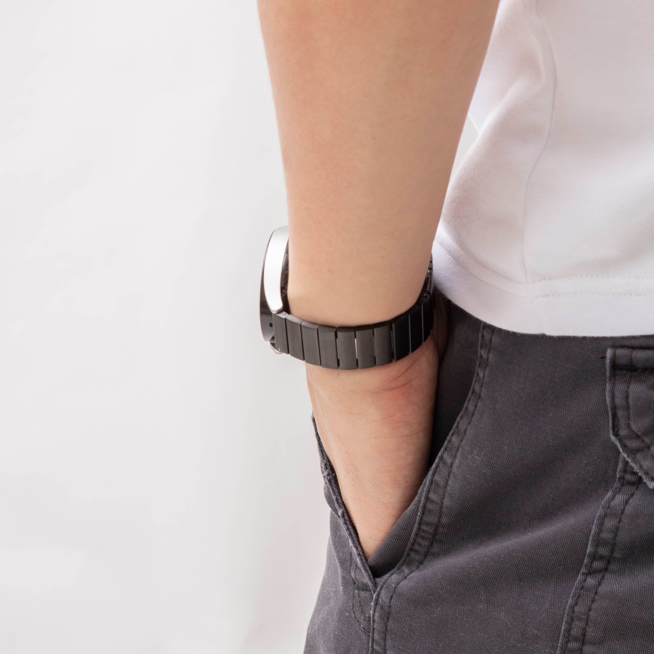 Polar Ignite 3 Premium Steel Strap (Black)