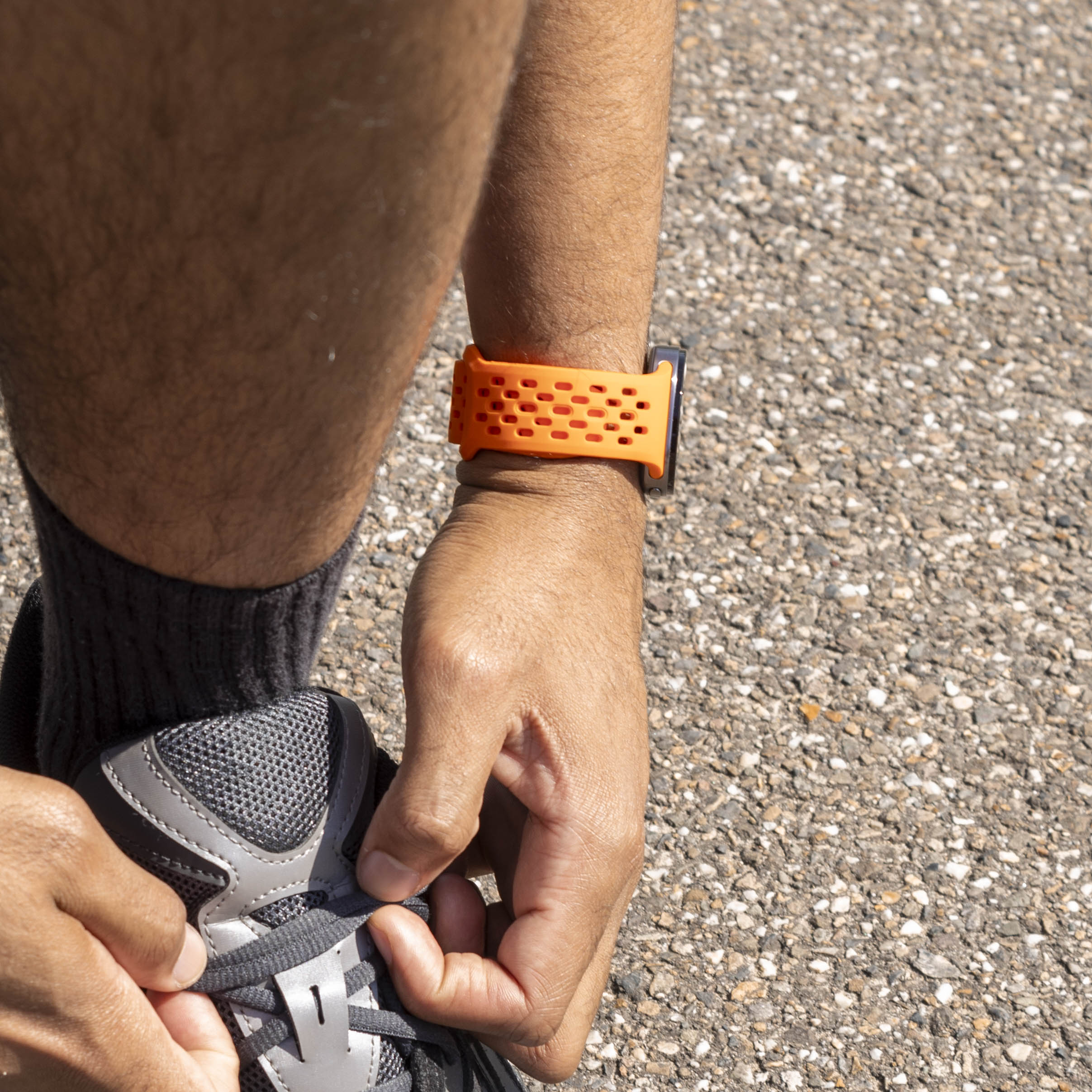 Correa silicona Air Samsung Galaxy Watch 8 Classic (naranja)