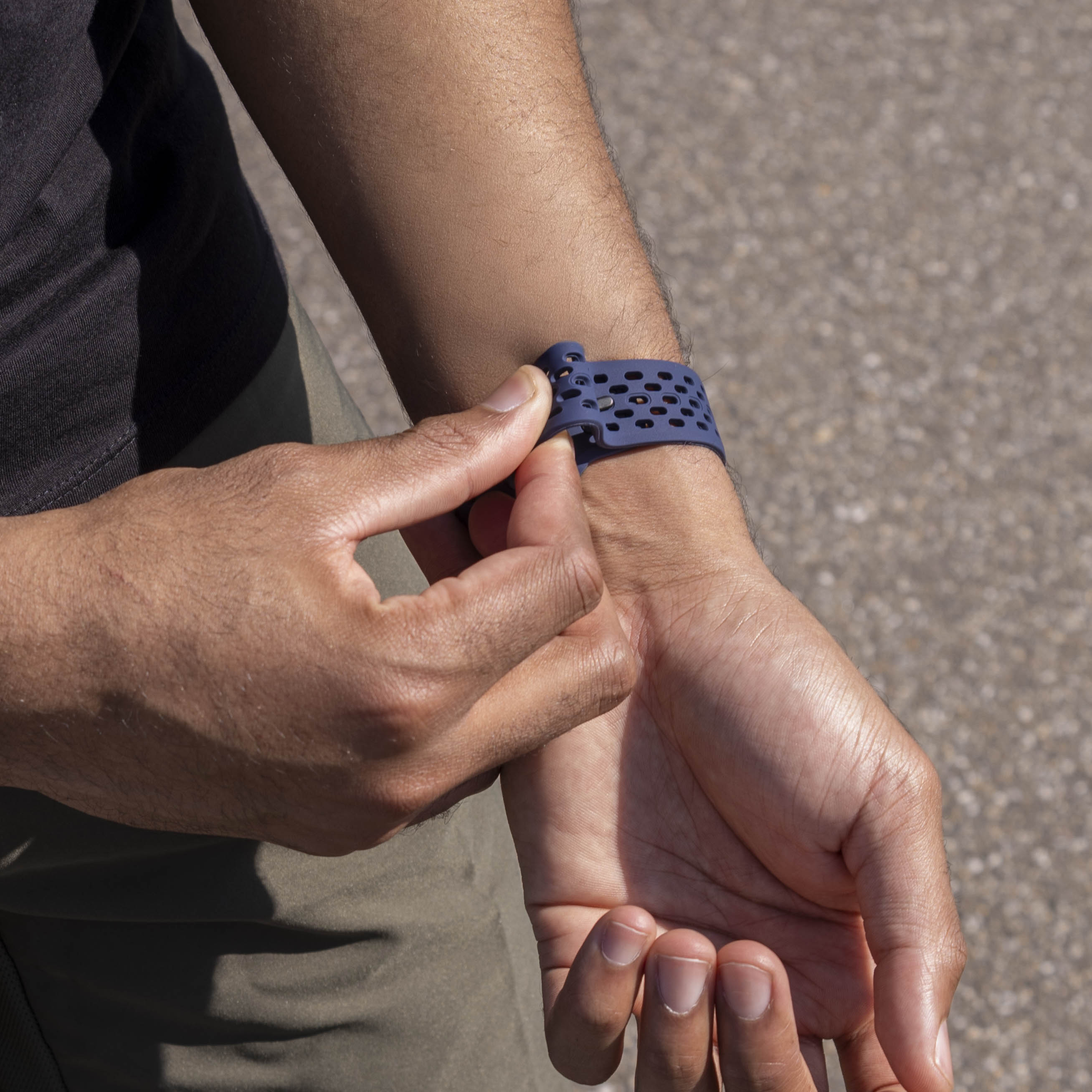 Correa silicona Air Samsung Galaxy Watch 8 - 44mm (azul oscuro)