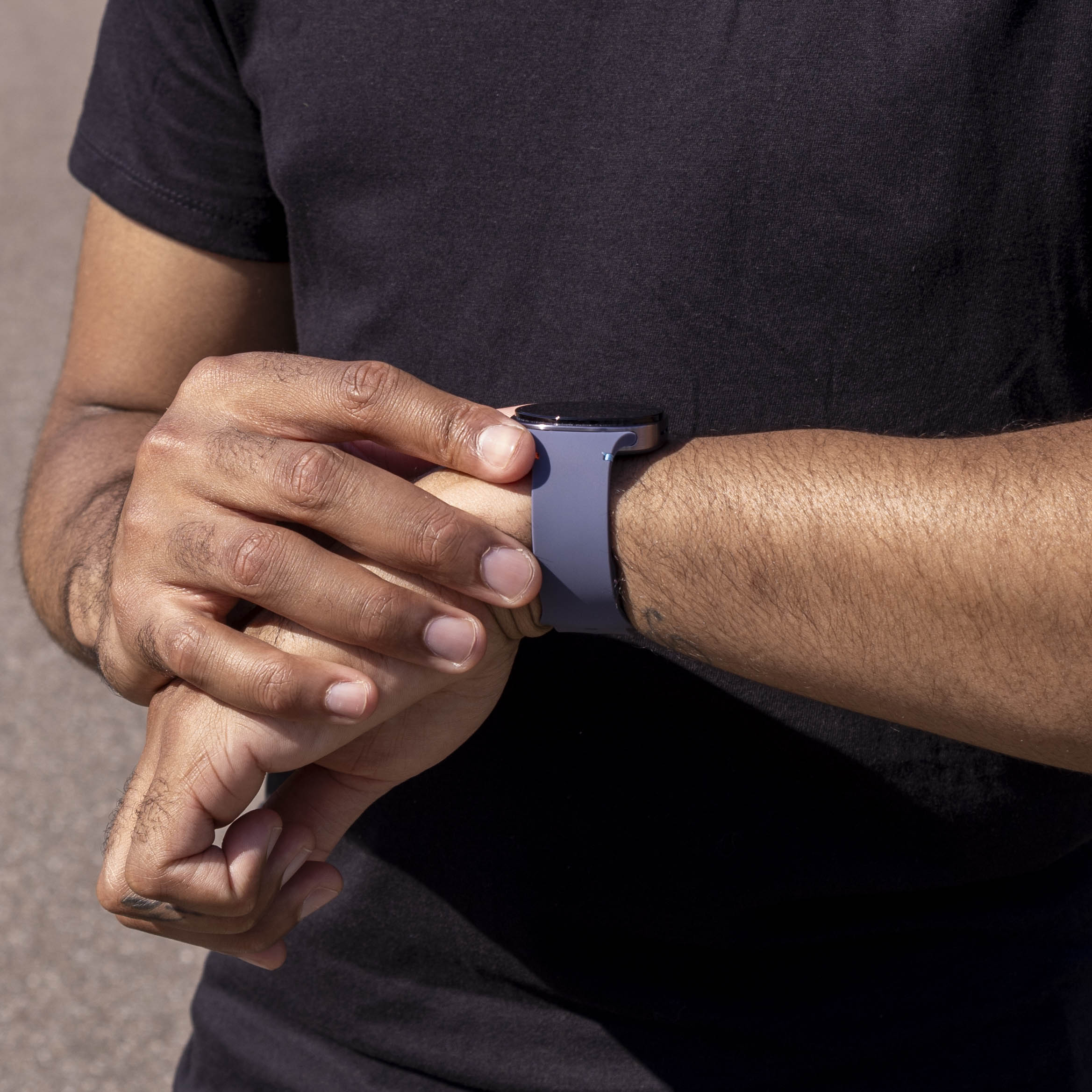 Correa silicona Samsung Galaxy Watch 8 - 44mm (azul/gris)