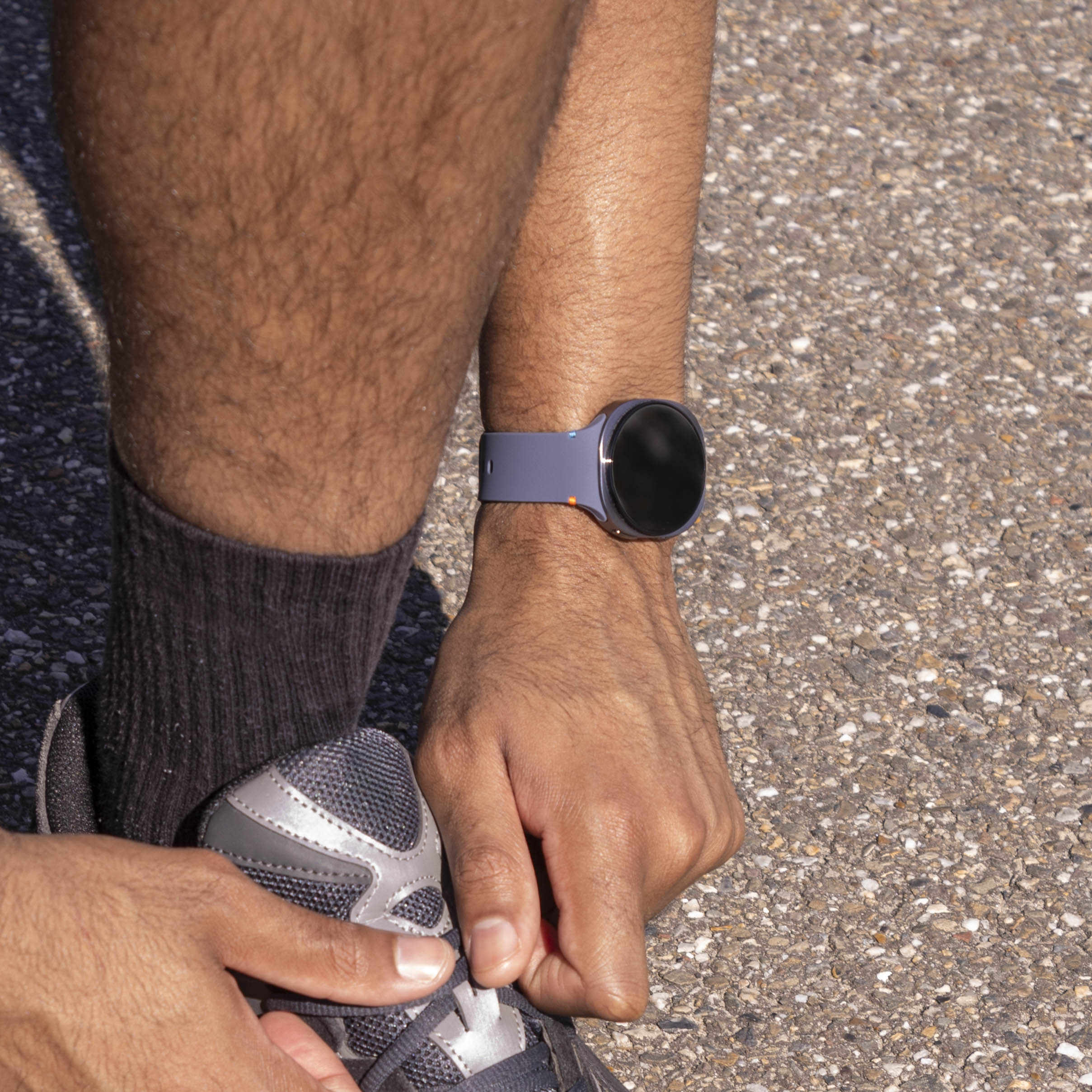 Correa silicona Samsung Galaxy Watch 8 Classic (azul/gris)